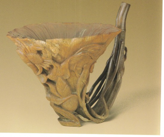 Rhino horn cup