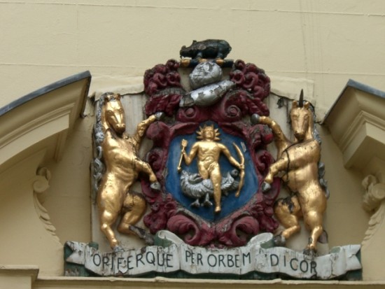 detail of Apothecarian arms