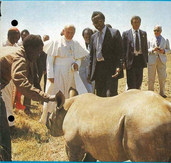Pope John Paul in Kenya
