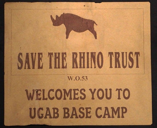 Save the rhino trust, Namibia
