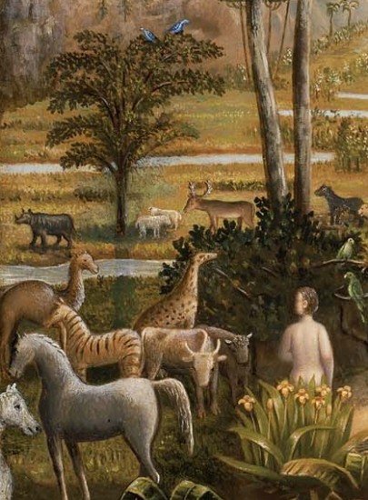 Field, Garden of Eden detail