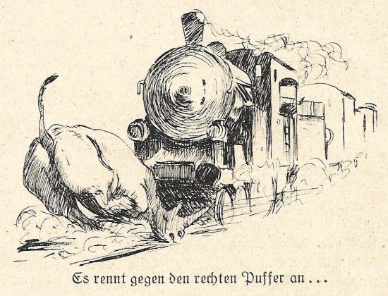 Rhino and train