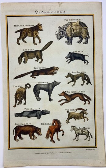 English Quadrupeds from 1785