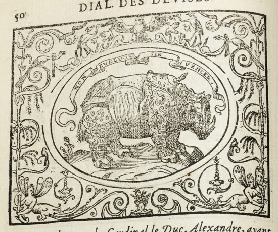 Jovius rhino emblem