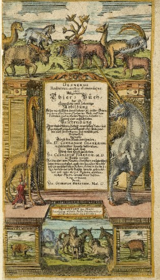 Gessner 1669 Thierbuch