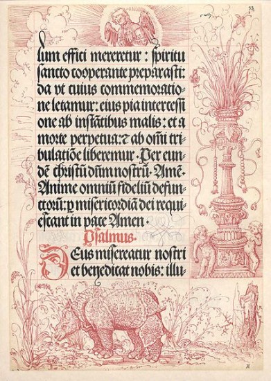 Page from Maximilian's Prayer Book