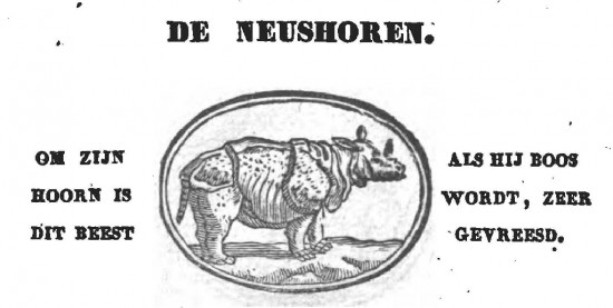 Buffon for Dutch children 1854