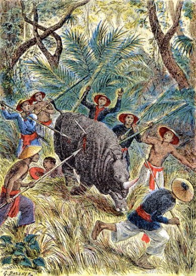 Hunting in Indochina