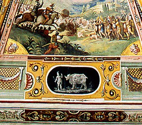 Uffizi 1560 rhino and man