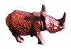 Swaziland wooden rhino