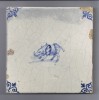 Delfware tile from 1650