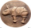 Henke medal with rhino