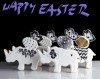 Rhinos wishing "Happy Easter"