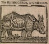 Columbus 1794 Rhinoceros or Unicorn