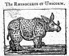 Trip 1802 Rhinoceros or Unicorn